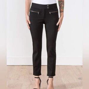 NWT Black Size 2 Veronica Beard Metro Cropped Kick Flare Pant